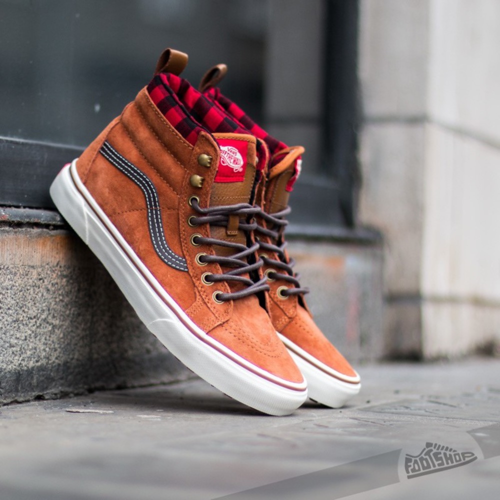 VANS SK8-HI MTE ALL WEATHER Glazed Ginger/Flannel Suede Shoes